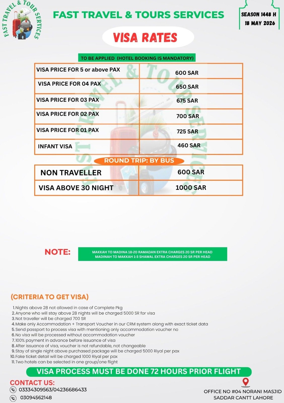 FAST TRAVEL & TOURS